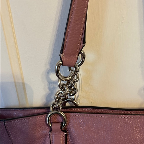 Coach Elle Lavender Leather Shoulder Bag - Picture 4 of 7